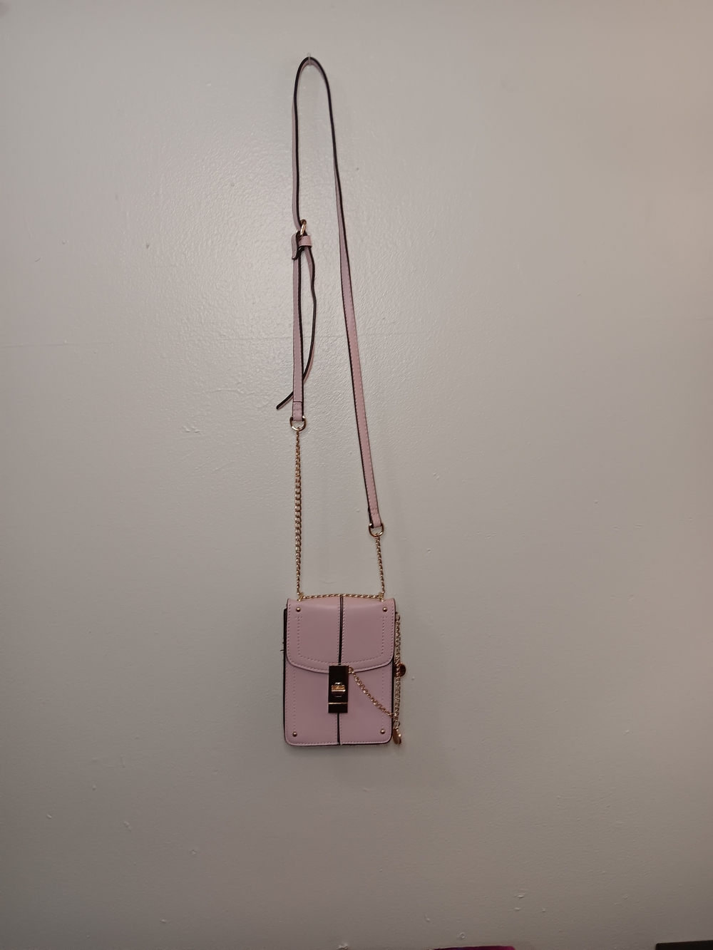 Women's Pink Crossbody Phone Bag - Unbranded